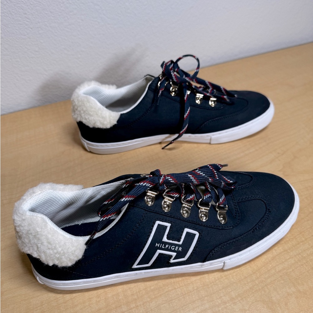 Tommy Hilfiger Tennis Shoes with Fur NWOT